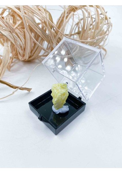 Limon Kuvars Taşı Parça Kutulu Ebat 3 cm
