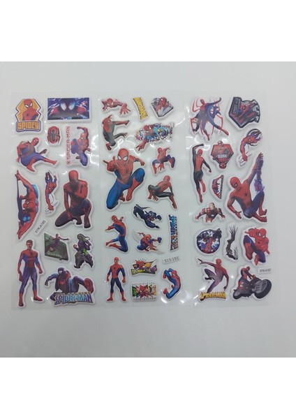 Spiderman Örümcek Adam Karakterleri 3 Set Sticker