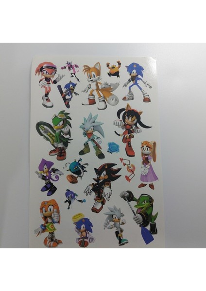Sonic ve Arkadaşları Geçici Dövme