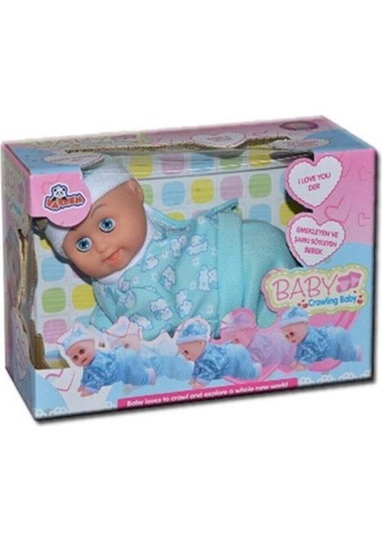 Emekleyen Bebek Küçük - 3323-6 - Mavi