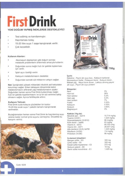 First Drink 14 kg. fiyatları