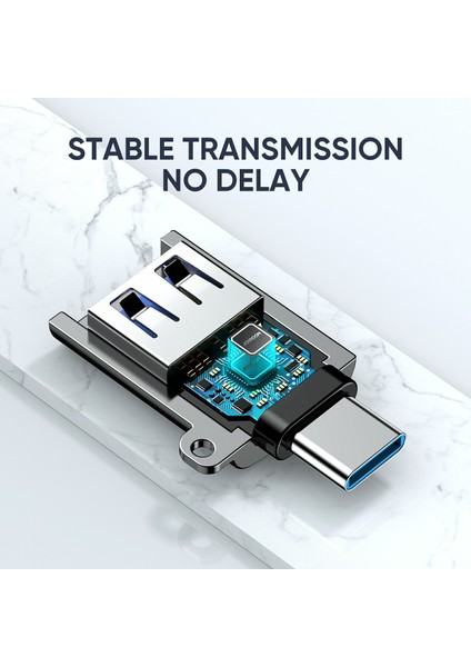 C Joyroom S-H151 Tip-C Erkek-Usb Kadın Adaptör Veri Iletim Şarj Dönüştürücü Konnektörü (Yurt Dışından)