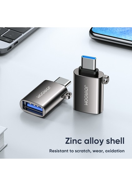 C Joyroom S-H151 Tip-C Erkek-Usb Kadın Adaptör Veri Iletim Şarj Dönüştürücü Konnektörü (Yurt Dışından)