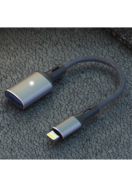 C Apple Lightning - USB Kablo Adaptörü Otg Dönüştürücü/ipad Için Kart Okuyucu/usb Flash Drive/u Disk/klavye/fare - Siyah Için (Yurt Dışından)