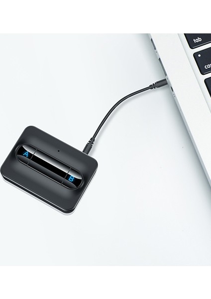C C31 Bluetooth 5.0 Audio Verici Alıcı Tv Araba Bilgisayarı Için Kablosuz Ses Adaptörü (Yurt Dışından)