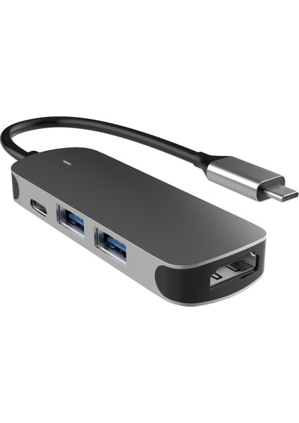 C Bewei 4'ü 1 Arada Type-C Hub Type-C-Usb3.0+Usb2.0+Hdmı+Tip-C Çok Function Hub (Yurt Dışından)