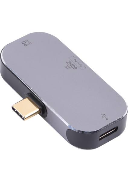 C 3'ü 1 Arada C Tip Erkek-Çift Type-C+4k 60Hz HDMI Dişi Dönüştürücü Adaptörü (Yurt Dışından)