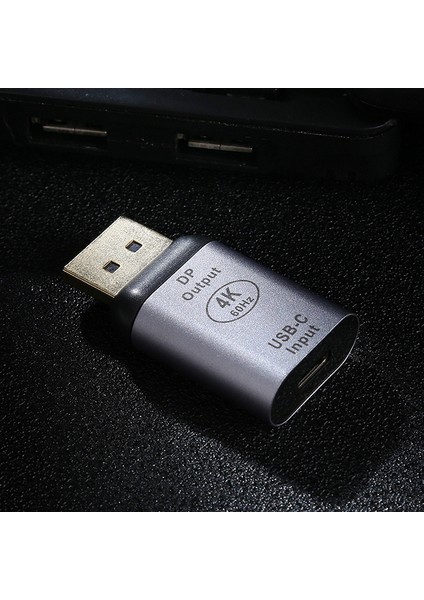C 4K 60Hz USB 3.1 Tip C Dişi Ila Dp MACBOOK Için MACBOOK Için Male Adaptör Dönüşürü (Yurt Dışından)