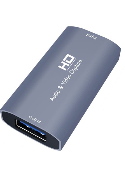 C Z52 USB Kadın - 4K HDMI Kadın Bilgisayar Sesli Video Yakalama Kartı Canlı Akış Yayınları (Yurt Dışından)