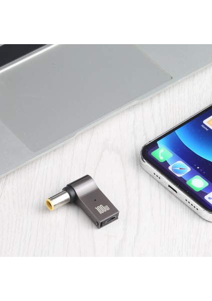C 100W Type-C Dişi-Dc 7.9x5.0mm Erkek Dizüstü Bilgisayar Hızlı Şarj Dönüştürücü Fiş Lenovo Için (Yurt Dışından)