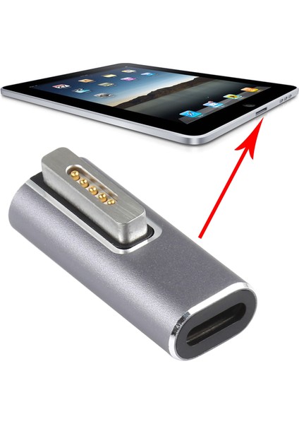 C Magsafe 2 Dönüştürücü Için Type-C Dişi Pd Hızlı Şarj Adaptör Konnektörü (Yurt Dışından)