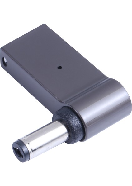 C 100W Type-C Dişi-Dc 5.5x2.1mm Erkek Sağ Açılı Dizüstü Bilgisayar Hızlı Şarj Dönüştürücü Adaptörü (Yurt Dışından)