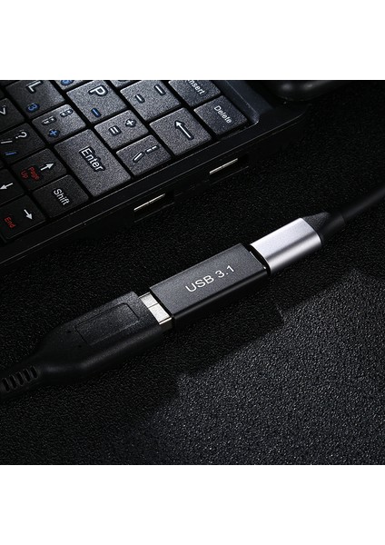 C USB 3.1 Tip C Dişi - USB 3.0 Dişi Adaptör Alüminyum Alaşım Dönüştürücü (Yurt Dışından)