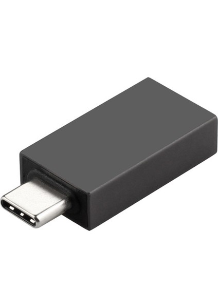 C Taşınabilir Usb-C Erkek-Usb-A Dişi Otg Konektör Adaptörü-Gri (Yurt Dışından)