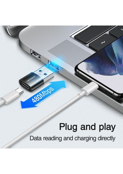 C 2pcs Joyroom S-H152 Usb, C Otg Adaptörü USB Erkek-Usb-C Dizüstü Bilgisayar Için Dişi Dönüştürücü Için (Yurt Dışından)