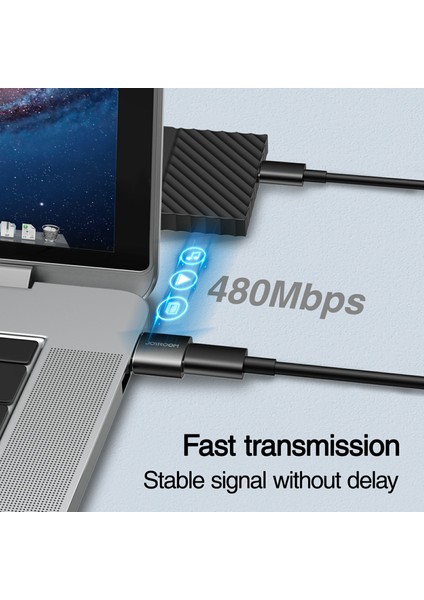 C 2pcs Joyroom S-H152 Usb, C Otg Adaptörü USB Erkek-Usb-C Dizüstü Bilgisayar Için Dişi Dönüştürücü Için (Yurt Dışından)