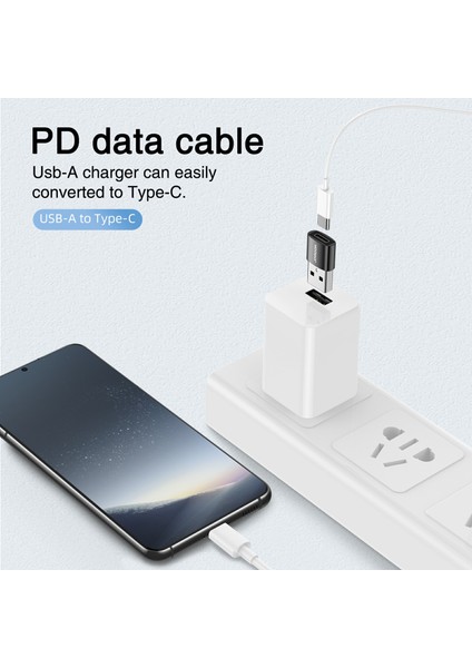 C 2pcs Joyroom S-H152 Usb, C Otg Adaptörü USB Erkek-Usb-C Dizüstü Bilgisayar Için Dişi Dönüştürücü Için (Yurt Dışından)