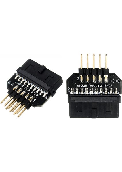C PH23B Anakart Usb2.0 9pin Erkek-Usb3.0 19PIN Dişi Ön Panel Eklentisi Bağlayıcı Adaptör Dönüştürücü (Yurt Dışından)