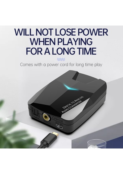 C MSD-M24 Bluetooth 5.0 Ses Adaptör Alıcı Dijitalden Analog Fiber Optik Koaksiyel Ses Dönüştürücüsü (Yurt Dışından)