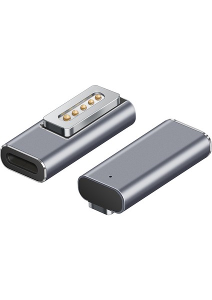 C Magsafe 2 Dönüştürücü Için Type-C Dişi Pd Macbook Için Hızlı Şarj Metal Adaptörü (Yurt Dışından)
