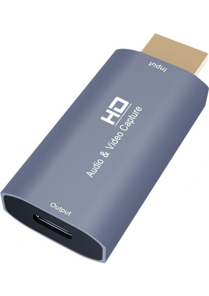 C Z50 Type-C Kadın-4k HDMI Erkek Canlı Akışı Yayın Sesli Video Yakalama Kartı (Yurt Dışından)