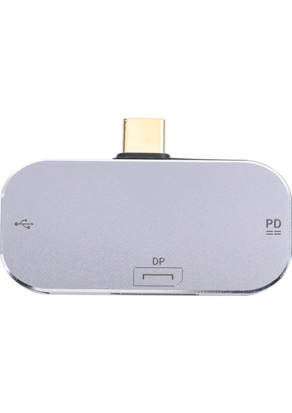 C 3 Tip-C Erkek-Type-C+Usb+Dp Dişi Dönüştürücü Adaptörü (Yurt Dışından)