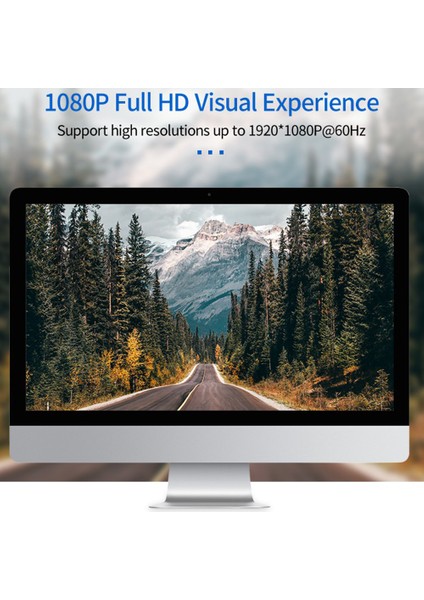 C Mini Dp Erkek-Hdmı Kadın Adaptör Altın Kaplama Konektör Dönüştürücü 1080P Yüksek Hızlı Veri Senkronizasyon Aktarımı (Yurt Dışından)