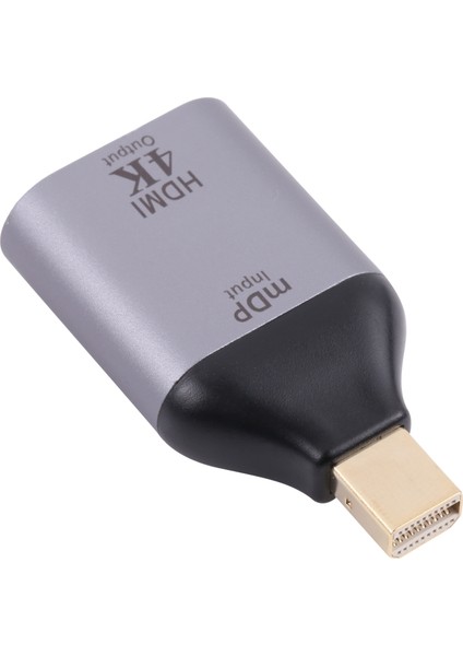 C 4K 30Hz HDMI Dişi Ila Mini Dp Monitor Hdtv Projektör Için Erkek Altın Kaplama Fiş Adaptörü (Yurt Dışından)
