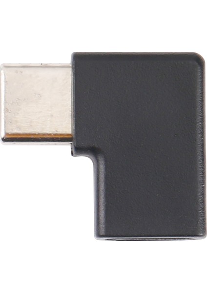 C 90 Dik Açılı Tip-C Erkek-8 Pin Dişi Adaptör Şarj Konektörü Dönüştürücü Samsung iPhone (Yurt Dışından)