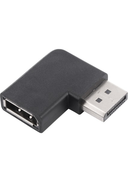 C Dp1.4 8k Displayport Erkek Displayport Kadın Hdr Görüntü Dirsek Adaptör Dönüştürücü (Yurt Dışından)