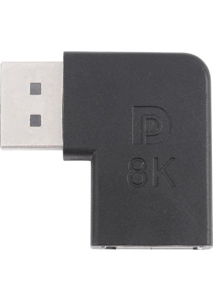 C Dp1.4 8k Displayport Erkek Displayport Kadın Hdr Görüntü Dirsek Adaptör Dönüştürücü (Yurt Dışından)