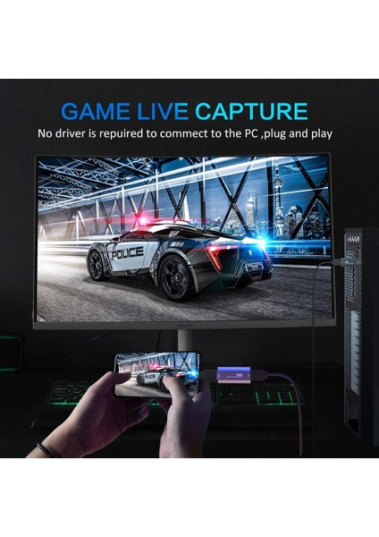 C Z26S Full Hd 1080P 60FPS HDMI - USB 3.0 Video Yakalama Kartı Oyunu Kayıt Kutusu Canlı Akış Için (Yurt Dışından) modelleri