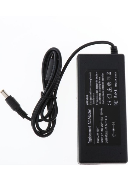 19.5 V 90W 4.7A Ac-Dc Adaptörü Dizüstü Bilgisayarlar Için Güç Kaynağı Şarj Kablosu (Yurt Dışından)