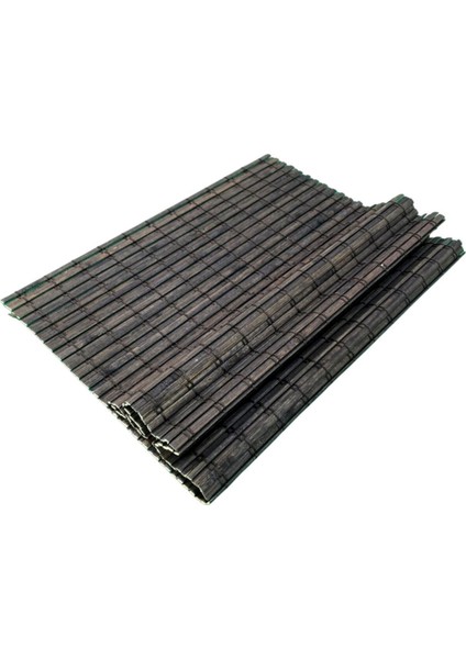Kahverengi Bambu Hasır Amerikan Servis Tabak Altlığı 1 Adet Model:2011