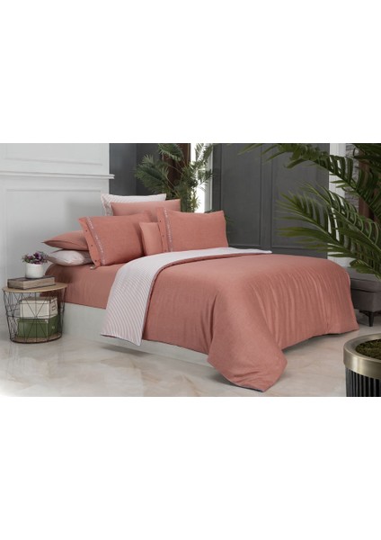 Morgan More Style Nevresim Takımı King Size V2-Pembe