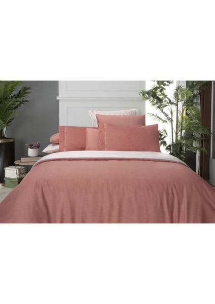 Morgan More Style Nevresim Takımı King Size V2-Pembe