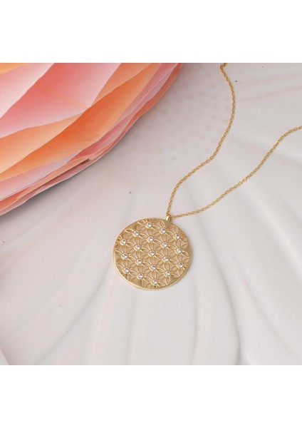 Yaşam Çiçeği 14 Ayar Altın Kolye fırsatları