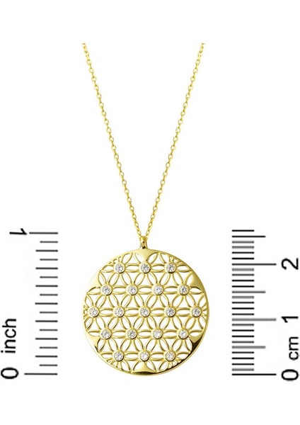 Yaşam Çiçeği 14 Ayar Altın Kolye indirimleri