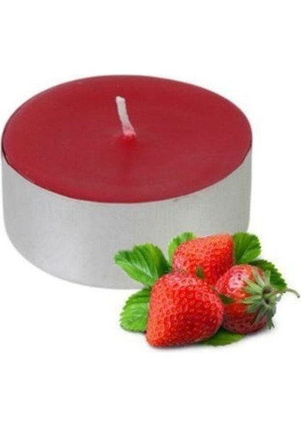 100 Lü Tealight Mum - Kırmızı