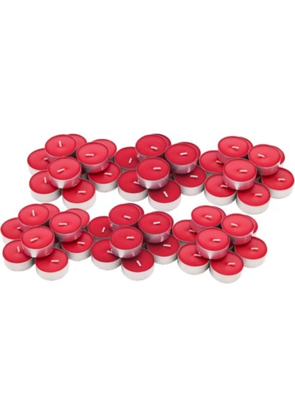 Kırmızı Tea Light Mum 50LI