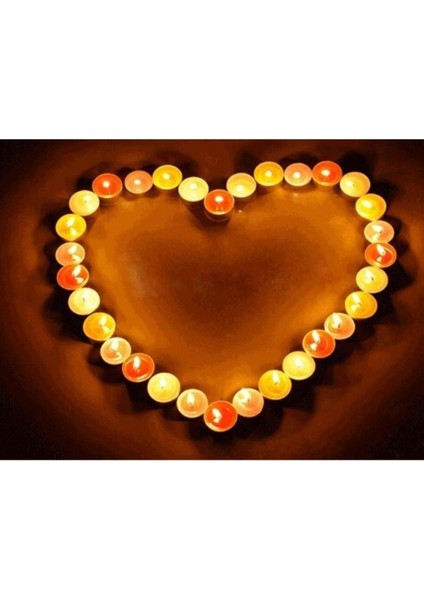 Kokusuz Tealight Mum (50 Adet) - Beyaz modelleri