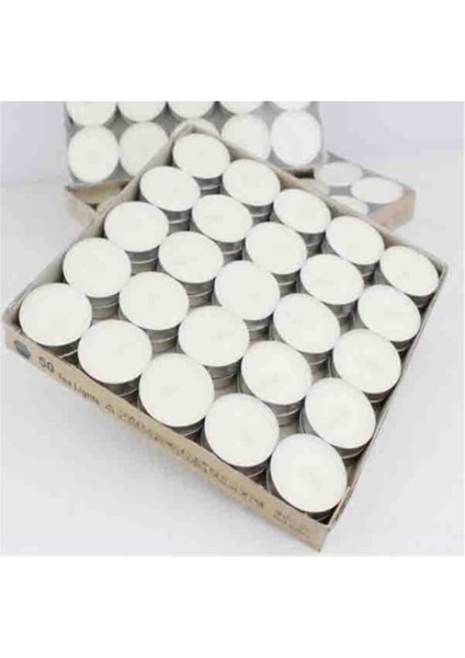 Tealight Mum - Beyaz (25'li)