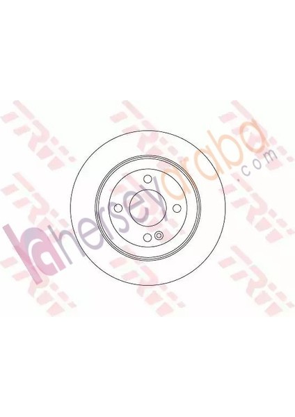 DF7928 Accent Blue Arka Disk Takımı 1.4-1.6 CRDI-58411-0U300