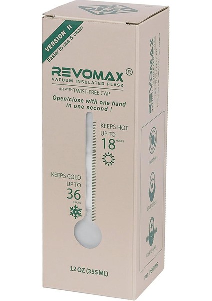 Çelik Termos 355ML (12OZ) Pembe
