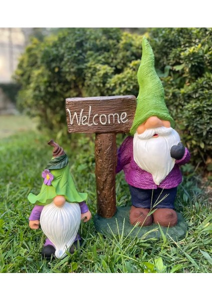 Dekorati̇f Welcomebahçe Cüceleri̇