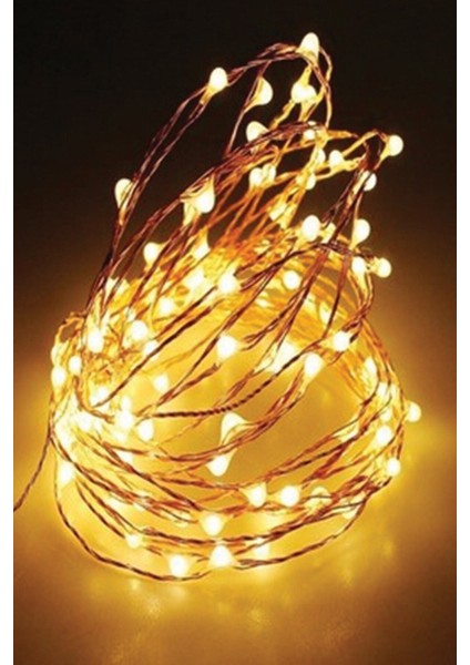 Bakır Tel Peri LED 2 Metre Pilli GE3001