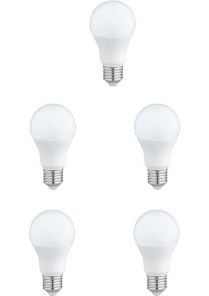 LED Ampul 9 Watt Beyaz Işık Aydınlatma Lambası 5 Adet