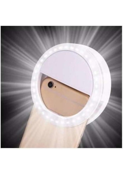 Selfie Işığı Ring Light LED Flash Light Taşınabilir Ledli Işık