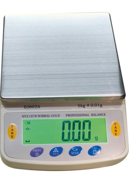 Diamond Dijital Göstergeli Çift Ekran Hassas Terazi (5 Kg-0.01)