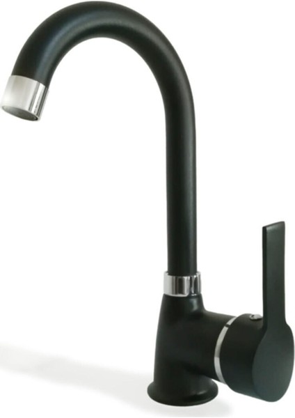 Mat Siyah Nano Teknoloji Lavabo - Banyo Bataryası Musluğu